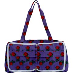 Red Roses Purple Vintage Multi Function Bag by snowwhitegirl