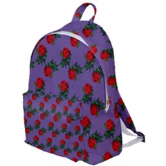 Red Roses Purple Vintage The Plain Backpack by snowwhitegirl