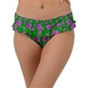 Bloom In Peace And Love Frill Bikini Bottom View1