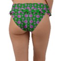 Bloom In Peace And Love Frill Bikini Bottom View2