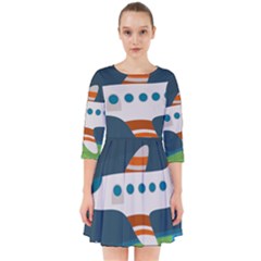 Plane Aircraft Flight Smock Dress by Simbadda