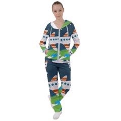 Plane Aircraft Flight Women s Tracksuit by Simbadda