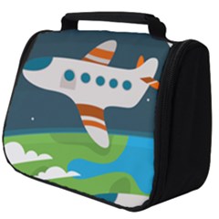 Plane Aircraft Flight Full Print Travel Pouch (big) by Simbadda