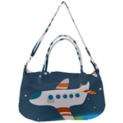 Plane Aircraft Flight Removal Strap Handbag by Simbadda