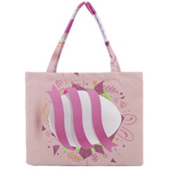 Easter Egg Colorful Spring Color Mini Tote Bag by Simbadda