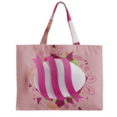 Easter Egg Colorful Spring Color Zipper Mini Tote Bag by Simbadda