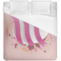 Easter Egg Colorful Spring Color Duvet Cover (king Size) by Simbadda