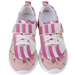 Easter Egg Colorful Spring Color Women s Velcro Strap Shoes by Simbadda