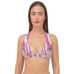 Easter Egg Colorful Spring Color Double Strap Halter Bikini Top