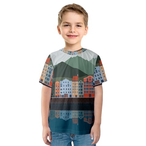 Traveling Travel Tourism Vacation Kids  Sport Mesh Tee by Simbadda