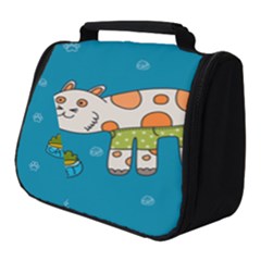 Paint Kitten Cats Cat Cute Paw Full Print Travel Pouch (small) by Simbadda