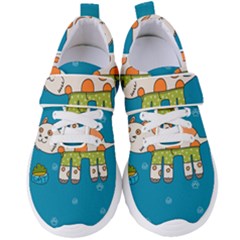 Paint Kitten Cats Cat Cute Paw Women s Velcro Strap Shoes by Simbadda