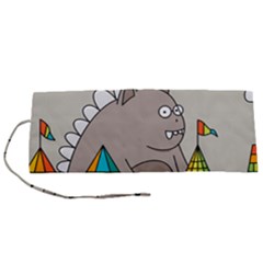 Kids Drawing Children Artwork Art Roll Up Canvas Pencil Holder (s)