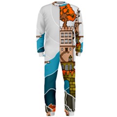 Art Artwork Drawing Painting Onepiece Jumpsuit (men)  by Simbadda