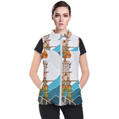 Art Artwork Drawing Painting Women s Puffer Vest by Simbadda