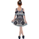 Radio Cassette Speaker Sound Audio Kids  Shoulder Cutout Chiffon Dress View2