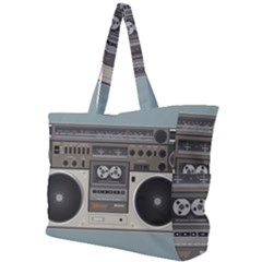 Radio Cassette Speaker Sound Audio Simple Shoulder Bag by Simbadda