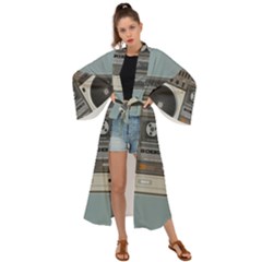 Radio Cassette Speaker Sound Audio Maxi Kimono