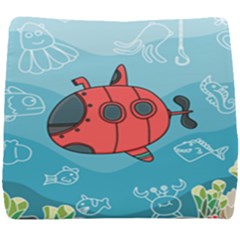 Dive Scuba Ocean Sea Water Fish Seat Cushion by Simbadda