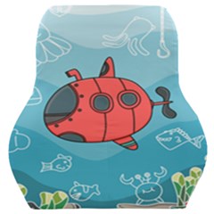 Dive Scuba Ocean Sea Water Fish Car Seat Back Cushion  by Simbadda