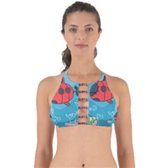 Dive Scuba Ocean Sea Water Fish Perfectly Cut Out Bikini Top