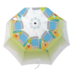 City Village Digital Home Town Folding Umbrellas by Simbadda