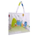 City Village Digital Home Town Zipper Large Tote Bag View2