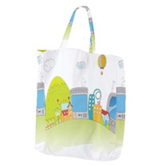 City Village Digital Home Town Giant Grocery Tote by Simbadda