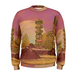 Planet Rocks City Base Fiction Men s Sweatshirt