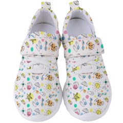 Summer Pattern Design Colorful Women s Velcro Strap Shoes by Simbadda