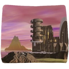 Planet Rocks City Base Fiction Seat Cushion by Simbadda