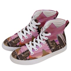 Planet Rocks City Base Fiction Men s Hi-top Skate Sneakers by Simbadda