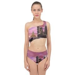 Planet Rocks City Base Fiction Spliced Up Two Piece Swimsuit by Simbadda