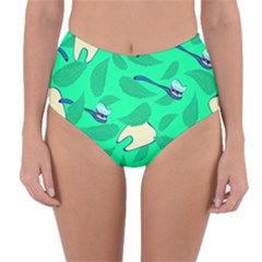 Pattern Seamless Background Desktop Reversible High-waist Bikini Bottoms by Simbadda