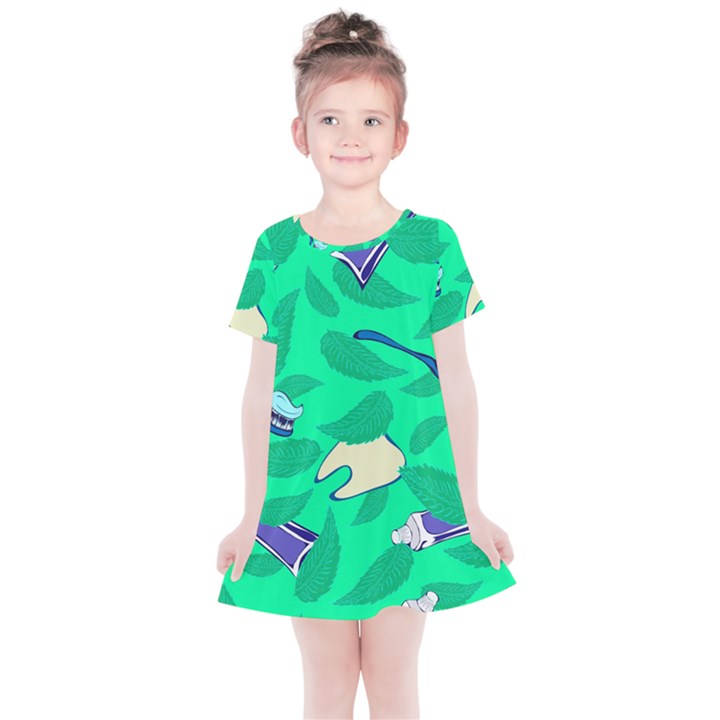 Pattern Seamless Background Desktop Kids  Simple Cotton Dress