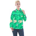 Pattern Seamless Background Desktop Women s Long Sleeve Pocket Shirt View1