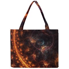 Fractal Pattern Background Space Mini Tote Bag by Simbadda