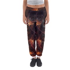 Fractal Pattern Background Space Women s Jogger Sweatpants by Simbadda