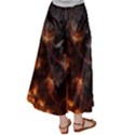 Fractal Pattern Background Space Satin Palazzo Pants View2