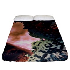 The Background Model Creative Fitted Sheet (king Size) by Simbadda