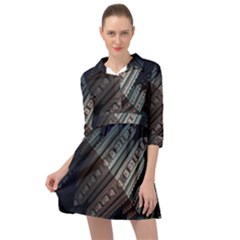 Fractals 3d Graphics Shapes Mini Skater Shirt Dress