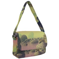 Planet Water Sea Landscape Space Courier Bag by Simbadda