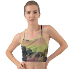 Planet Water Sea Landscape Space Mini Tank Bikini Top by Simbadda