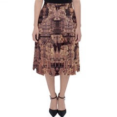 Fractals Abstraction Tla Designs Classic Midi Skirt by Simbadda