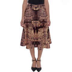 Fractals Abstraction Tla Designs Perfect Length Midi Skirt by Simbadda