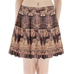 Fractals Abstraction Tla Designs Pleated Mini Skirt by Simbadda