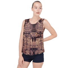 Fractals Abstraction Tla Designs Bubble Hem Chiffon Tank Top by Simbadda