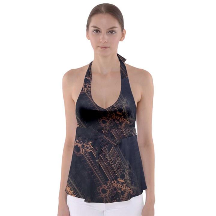 Fractals Abstraction Tla Designs Babydoll Tankini Top