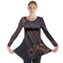 Fractals Abstraction Tla Designs Long Sleeve Tunic  View1