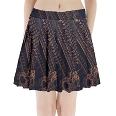 Fractals Abstraction Tla Designs Pleated Mini Skirt by Simbadda